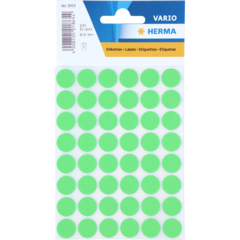 31865 Etikett Färg Ljus Grön 12mm