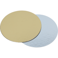 1053240 Cake Plate 240mm Gold/Silver