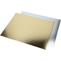 4006001 Cake Board 400x600mm Gold/Silver