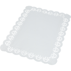 12298 Spetspapper 400x300mm Vit