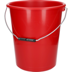 106365 Hink med Stålgrepp 12L Röd