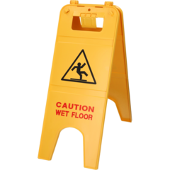 841010 Varningsskylt Våta Golv 228x600mm