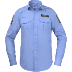 TSOS01 Skjorta Lång ärm Herr Ordningsvakt Texstar OS01