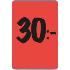 915469 Etikett 30 NOK