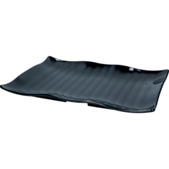 TB905 Bølgeformet Melaminfad Sort 42x30x4cm