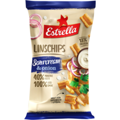 1122300 Linschips Sourcream & Onion Estrella 110g