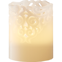 0622312 Blockljus LED Star Trading Clary Timer 10cm