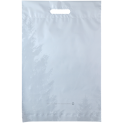353976 E-handelspåse med handtag Plast 350x390+70+60mm Vit Gran