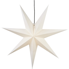 23192 Stjärna Papper Frozen Vit