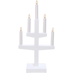 21108 Candle holder Star Trading Stair White 5 candles