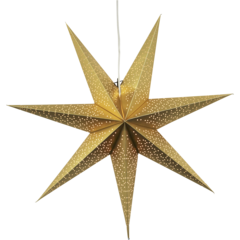 23153 Stjärna Papper Dot Guld
