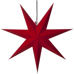 23197 Stjärna Papper Rozen Röd