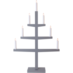 212-11 KYNTTELIKKÖ TRIPP HARMAA 77CM