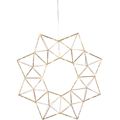 690-50 Deko Krans Edge Mässing