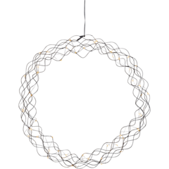 69094 Deko Hängande Curly Svart