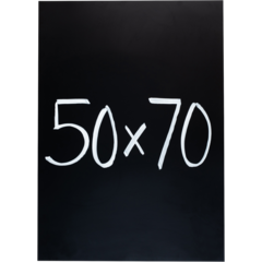 18791 Griffelplast 50x70cm svart PP