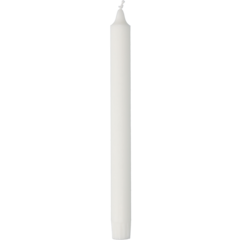 23325120 White Stearin Candle 8h 25cm