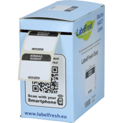 44450 Etikett LabelFresh Easy Söndag/sunday