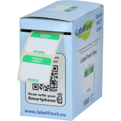 44448 Etikett Labelfresh Easy Fredag/Friday