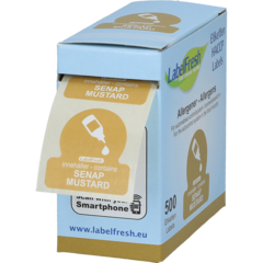 66467 Etikett LabelFresh Allergen Senap
