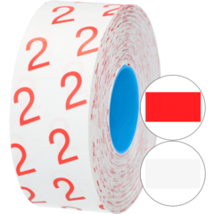 DAHL14 Prisetikett 26x16mm G2