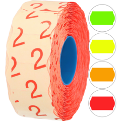 DAHL6 Prisetikett 26x16mm G2