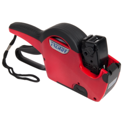 18020 Prismärkare Trendy 22x12 Röd 1 rad 6 tecken