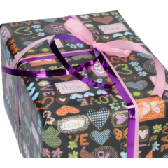 FP4406709 GAVEPAPIR AMOUR SORT