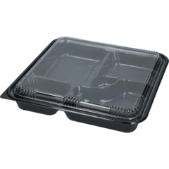 440825 Large Bento Box 5-Compartment 271x271x50mm