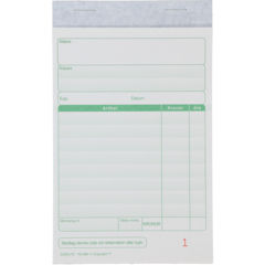 11206 Paragonblock Esselte Med kopia A6