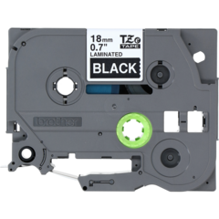 345TZ Märkband Brother Vit/Sv 18mm