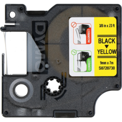 40918 TAPE DYMO D1 SORT/GUL 9MM