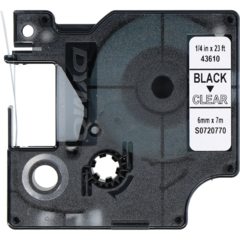 43610 TAPE DYMO D1 SORT/TR. 6MM