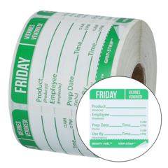 102010131F Etikett Friday Stor