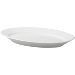 PAT74 Oval Tallrik G. Benedikt Princip Vit
