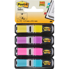 021200508776 Märkflikar Post-It Mixade färger 11,9x43,1mm