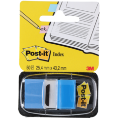 70689 Märkflikar Post-It Blå 25,4x43,2mm