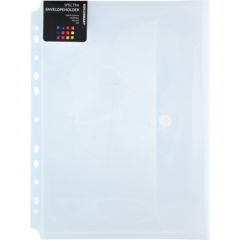 203608 Mappe A4 Plast Hullt Låsbar