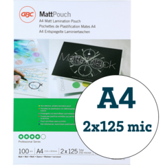 IB588327 Lamineringsficka GBC A4 125Mic