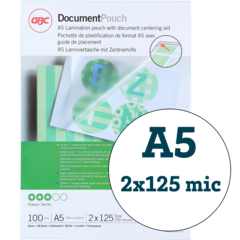 IB581052 Lamineringsficka GBC A5 125Mic