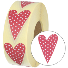 873805 Sydäntarra Punainen Pilkullinen