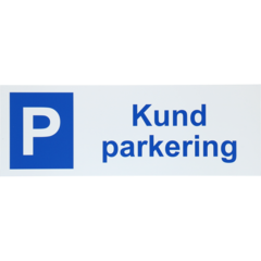 6705441 Customer Parking Sign 297x105mm