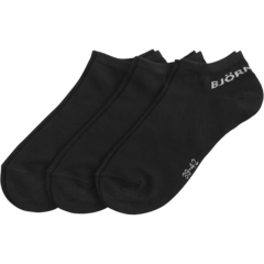 BG20020501 Ankelsockor Björn Borg Essential Steps Svart 3-pack