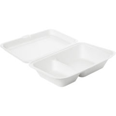 119182543 Hämtbox 2-fack 470+300ml 241x163x65mm Vit