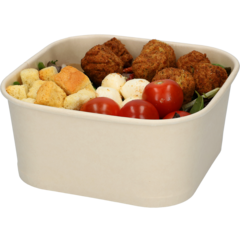 852100 Food Container Hot & Cold Bamboo 1100ml