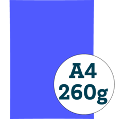 18615 Textkartong A4 Marinblå*