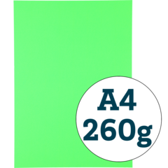 8004067 KARTONKI A4 FLUOR VIHREÄ