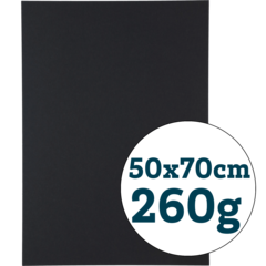 8004079 Textkartong 50x70cm svart