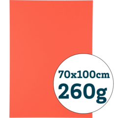 8004084 Textkartong 70x100cm fluor röd