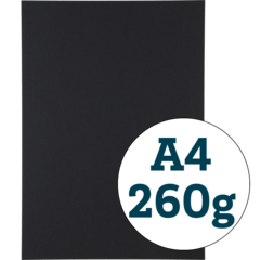 914902 Textkartong A4 svart